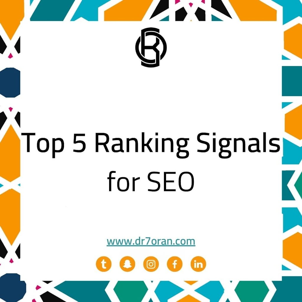 SEO Ranking Signals